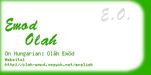emod olah business card